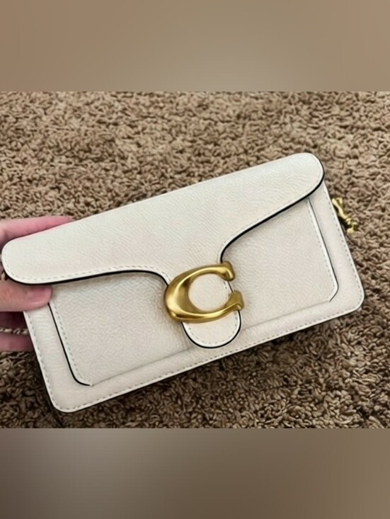 Coach Handbags - Coach Tabby Chalk White Clutch/Crossbody. Brand New.